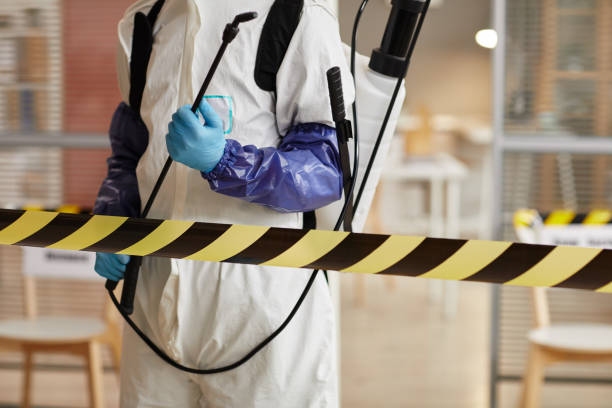 Professional Biohazard Cleanup technician working in Ohiowa, NE
